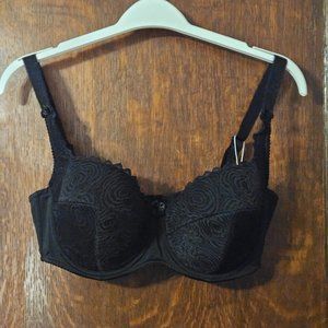 Oget Black Bra 38 DDD Brand New With Tags